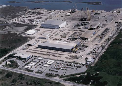 Gulf Island North Yard: Photo courtesy of Gulf Island Fabrication