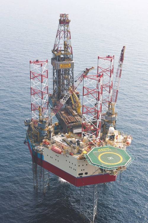 Jack-up Rig 'Maersl Resolve': Photo credit Maersk Drilling