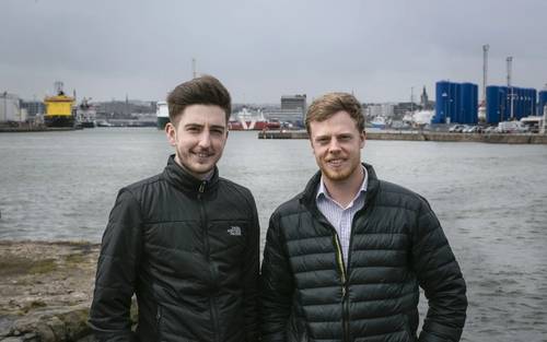 Jamie McCallum and Christer Fjellroth, have carried out a number of engineering studies in a bid to widen the remit of NSRI’s initial oil and gas focus. (Photo: NSRI)