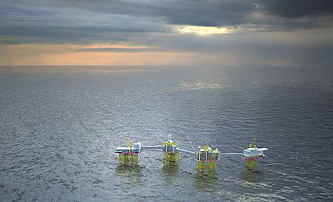 Johan Sverdrup is among the largest oil fields on the Norwegian shelf, and will at peak contribute with 25% of the production from the Norwegian shelf. The giant field is expected to start production in late 2019. The field lifetime will be 50 years, with an anticipated plateau production of 550,000-650,000 barrels of oil equivalent/day (boe/d) field capacity (Statoil share ~40%).