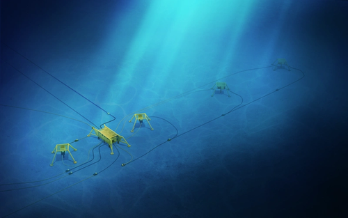 Kirinskoye field subsea production facility (Image: Gazprom)