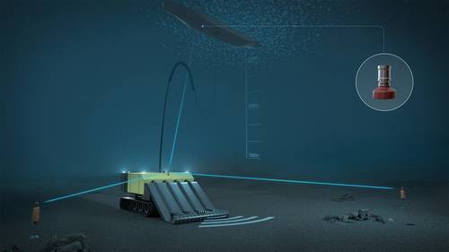 Kongsberg Maritime’s new HiPAP 602 Positioning Tool will facilitate accurate operations at extreme depths. Image courtesy Kongsberg Maritime