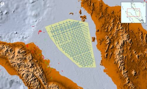 The map of Langkasuka Integrated Basin Study, covering underexplored offshore area (Credit: Viridien Earth Data)