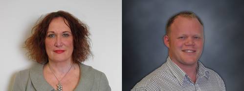 Lesley Maxwell (left) and Nick Knight