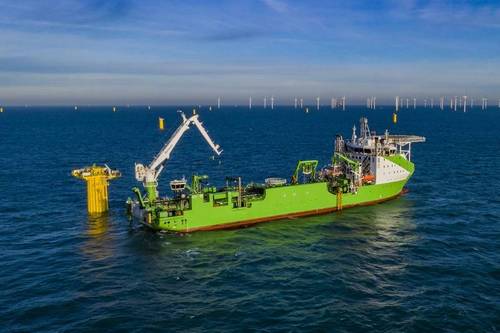 Living Stone will install inter-array cables at Dogger Banke - Credit: DEME

