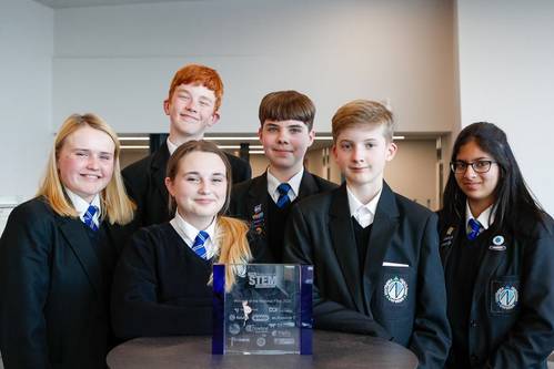 L-R Maddison Fleming, Keira-Mai Fenn, Connor Hazell, Lewis Burrell, Dylan Gooch, Prisha Brown (Photo: Subsea UK)