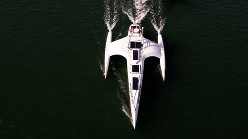 The Mayflower Autonomous Ship. Photo courtesy Silicon Sensing