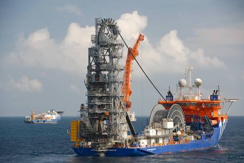 McDermott’s Lay Vessel North Ocean 105 (courtesy McDermott)