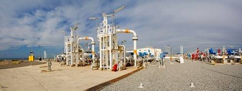 Medgaz receiving terminal Spain: Photo credit ABB