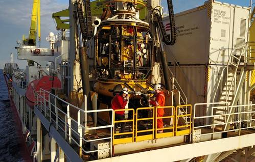 Merlin WR200 at the Nexans Skagerrak. Photo courtesy IKM