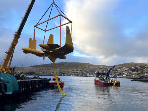 Minesto's Dragon 12 tidal energy device (Credit: Minesto)