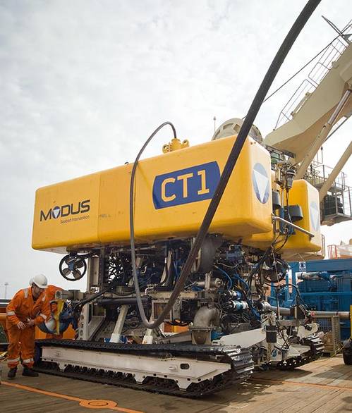 Modus CT-1 trenching vehicle (Photo: Modus)