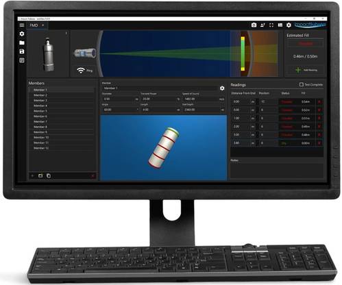 Monitor with ISFMD software showing. Image courtesy Impact Subsea