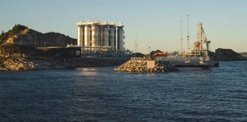 The Northern Lights Carbon Capture and Storage facilities at Øygarden outside of Bergen (Credit: Torstein Lund Eik / Equinor)
