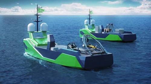 Ocean Infinity's unmanned surface vessels - File image: Ocean Infinity