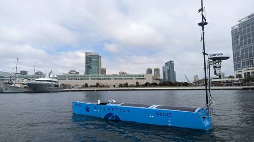 Outpost-Bluebottle USV (Credit: Ocius Technology)