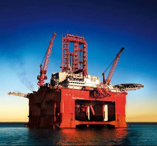 West Phoenix drilling rig - Image  Credit: Seadrill