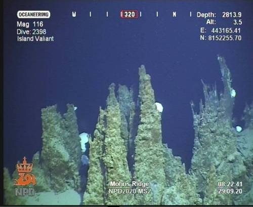 Photo from the Norwegian Petroleum Directorate's recent deep sea mineral exploration mission - Credit: NPD