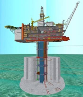Planned Hebron GBS Platform: Image credit Statoil