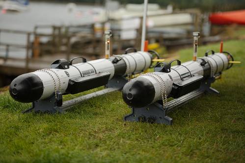 Project Wilton Iver AUVs. Photo from SeeByte
