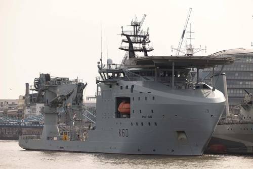 RFA Proteus (Photo: UK Royal Navy)