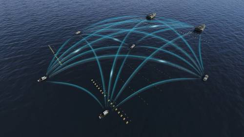 MBR provides inter-vessel communication for seismic operations. (Photo courtesy of Kongsberg Maritime)
