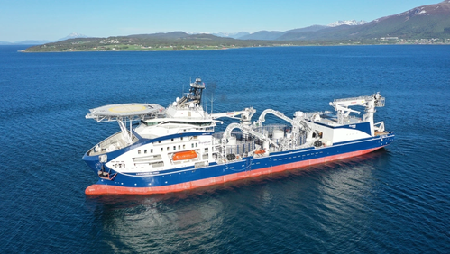 Prysmian's Leonardo da Vinci cable layer - Credit; Prysmian (file image)