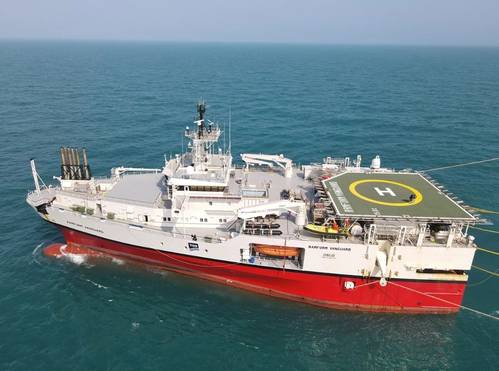 Ramform Vanguard vessel (Credit: TGS)