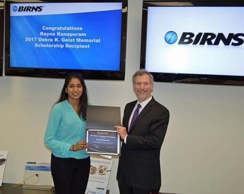 Rayna Kanapuram with Eric Birns (Photo: BIRNS)