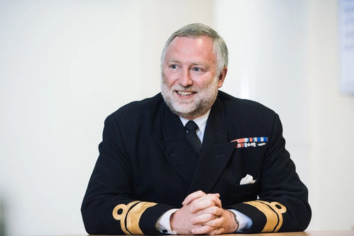  Rear Admiral Tim Lowe CBE (Photo: UK Hydrographic Office)
