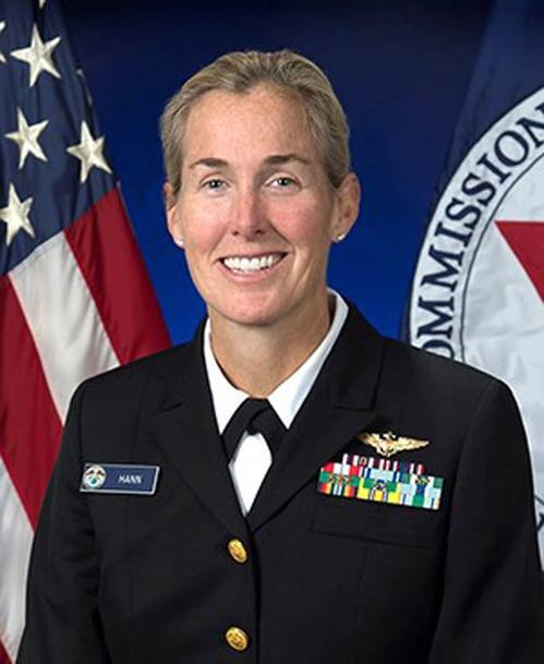 Rear Adm. Nancy Hann will lead the NOAA Commissioned Officer Corps and NOAA Office of Marine and Aviation Operations.  Photo courtesy NOAA
