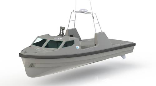 re-configurable Unmanned Surface Vehicle (USV).