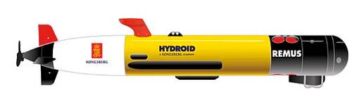 REMUS AUV: Image credit Hydroid