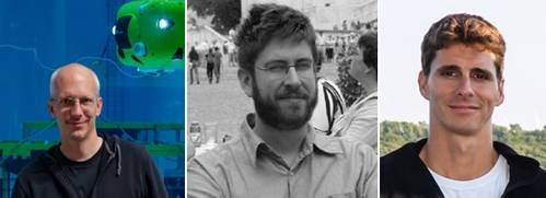 From left to right: Dr. Jan Albiez, Dr. Sylvain Joyeux and Patrick Paranhos (Photos: Kraken)