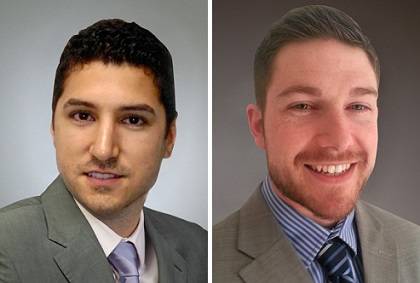 (left to right) Joseph Bramande and Paul Chittenden