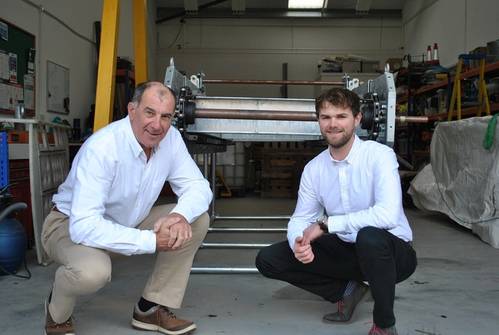 (Left to Right) Mike Wilson, Chairman / Chief Technical Officer and Stuart Moir - Project Engineer 
 (Photo: Ecosse IP)