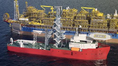 The TCP Riser can be installed quickly by existing flex-lay or reel-lay vessels - Credit: Strohm