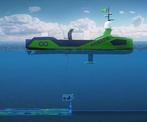 The Saab Seaeye Leopard is suited for unmanned service vessel applications. Image: Saab Seaeye/Ocean Infinity
