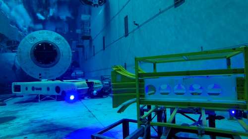 Saab’s Sabertooth vehicle can be configured as a conventional tethered ROV or free-flying AUV depending on the operational requirements of the user. (Photo: Sonardyne)