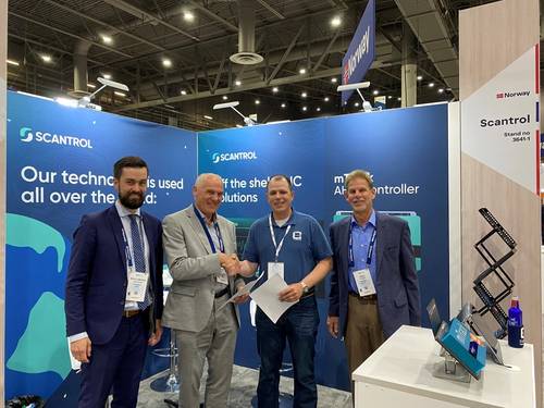 Scantrol AS is pleased to announce a new cooperation with C-LARs LLC, a Texas based manufacturing company, for the supply of control systems including Active Heave Compensation (AHC). The contract was signed at OTC Houston in early May. Image courtesy Scantrol