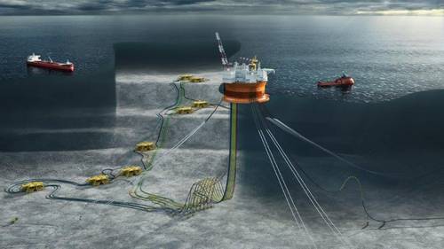 Schematic of the Goliat field in the Norwegian Barents Sea (courtesy ENI Norge AS)
