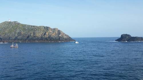 Scout USBL system mobilized on a local fishing vessel searches the waters around Blackrock for the “black box” pinger signal, before deploying an ROV equipped with ROV-Homer to locate it. (Photo: Sonardyne)