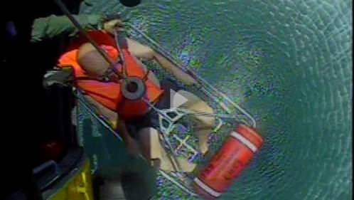 (Screenshot from U.S. Coast Guard video by Air Station Elizabeth City)