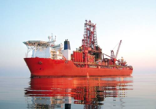 A Seadrill Drillship: Photo credit Seadrill