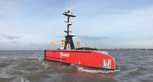 A SEA-KIT X class USV built for Fugro. SEA-KIT was an early adopter of Cambridge Pixel's radar processing. Credit: SEA-KIT.