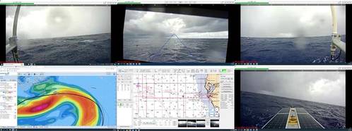 SeaTrac’s USV provides offshore Enhanced Situational Awareness with High Definition 360° Still Shots and AIS alerts within 10
nautical miles.  Image courtesy SeaTrac/WHG