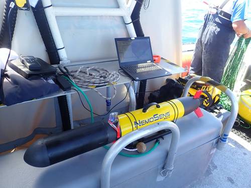 Seatronics and RTSYS are at Ocean Business 2021 in Southampton this week to perform a live demonstration of the Comet-300 AUV. Image courtesy RTSYS