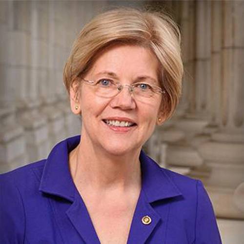 US Senator Elizabeth Warren.  Credit: US Senate website.
