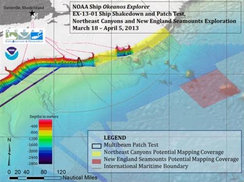 Shakedown & Patch Test 2013: Image credit NOAA
