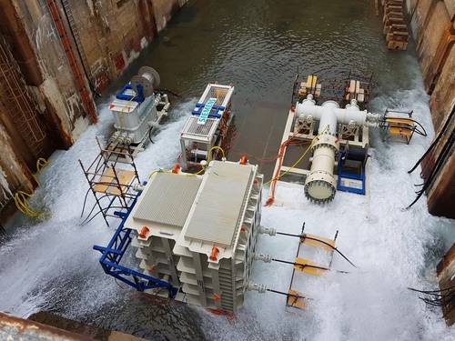 Siemens testing its subsea power distribution system. Photo from Siemens.